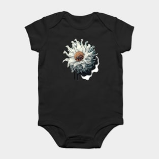 Abstract chamomile illustration Baby Bodysuit